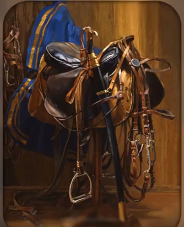 седло, сабля